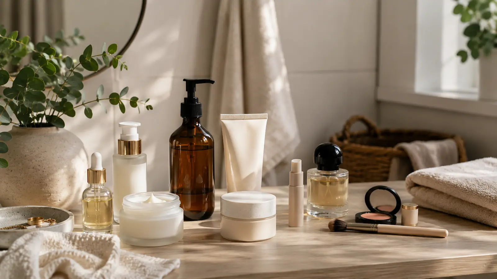 scandinavian skincare and wellbeing routine